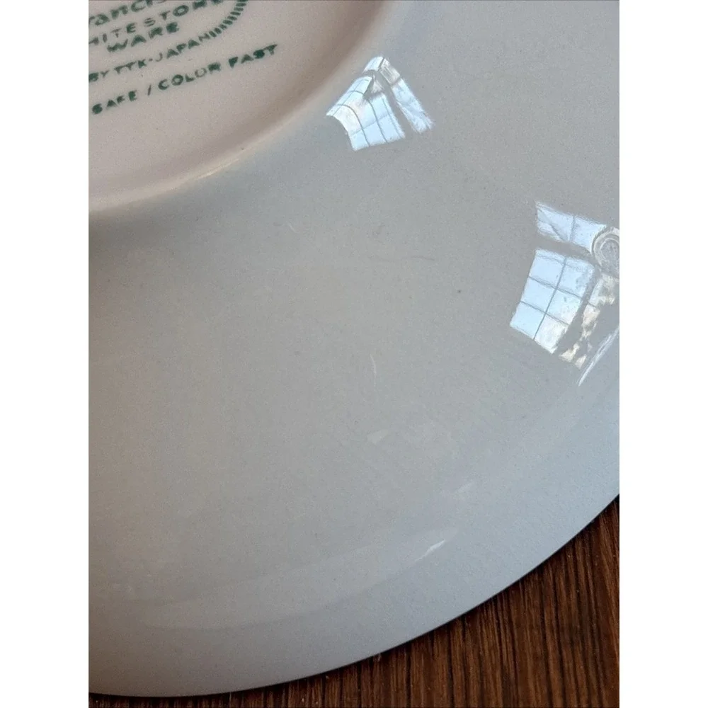 5‎ pc place setting Franciscan Merry Go Round  White Stone Ware  Pre-owned